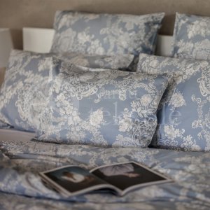 Mako satin pillowcase FOREVER BLUE